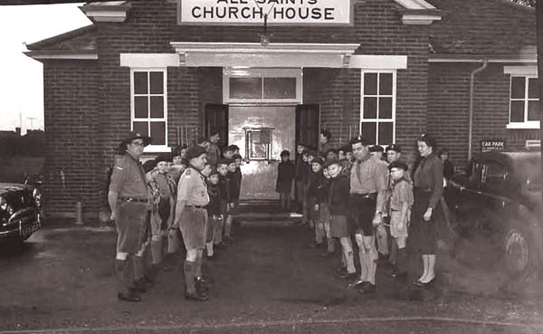 Scouts at Church House 1960